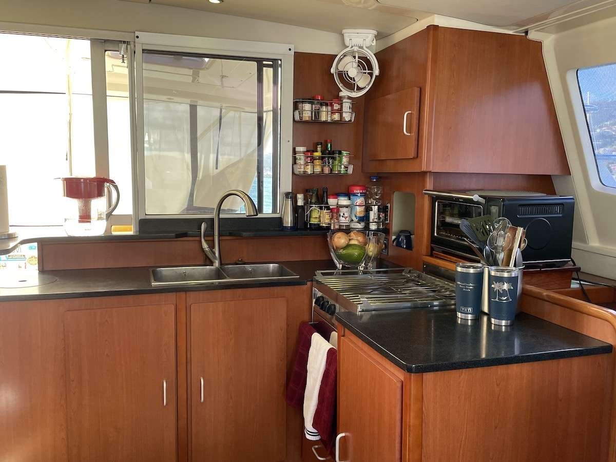 ISLAND TIME Yacht Charter - Galley