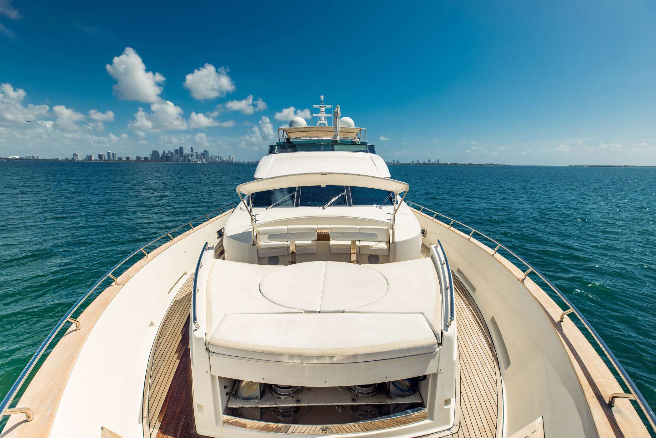 Casual Yacht Charter - Bow Jacuzzi