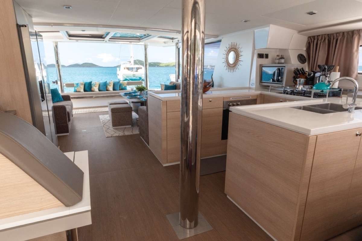 Galaxsea Yacht Charter - Galley to Cockpit