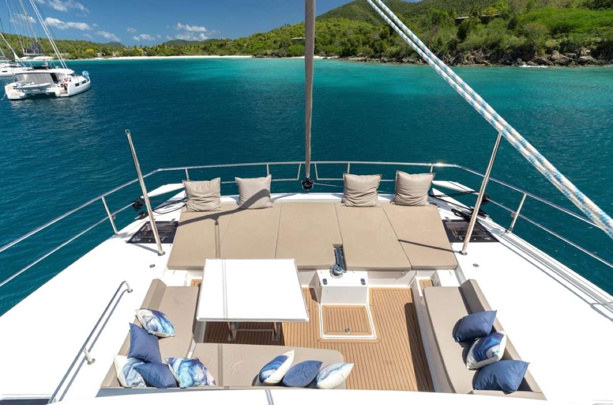 Galaxsea Yacht Charter - Foredeck lounge area