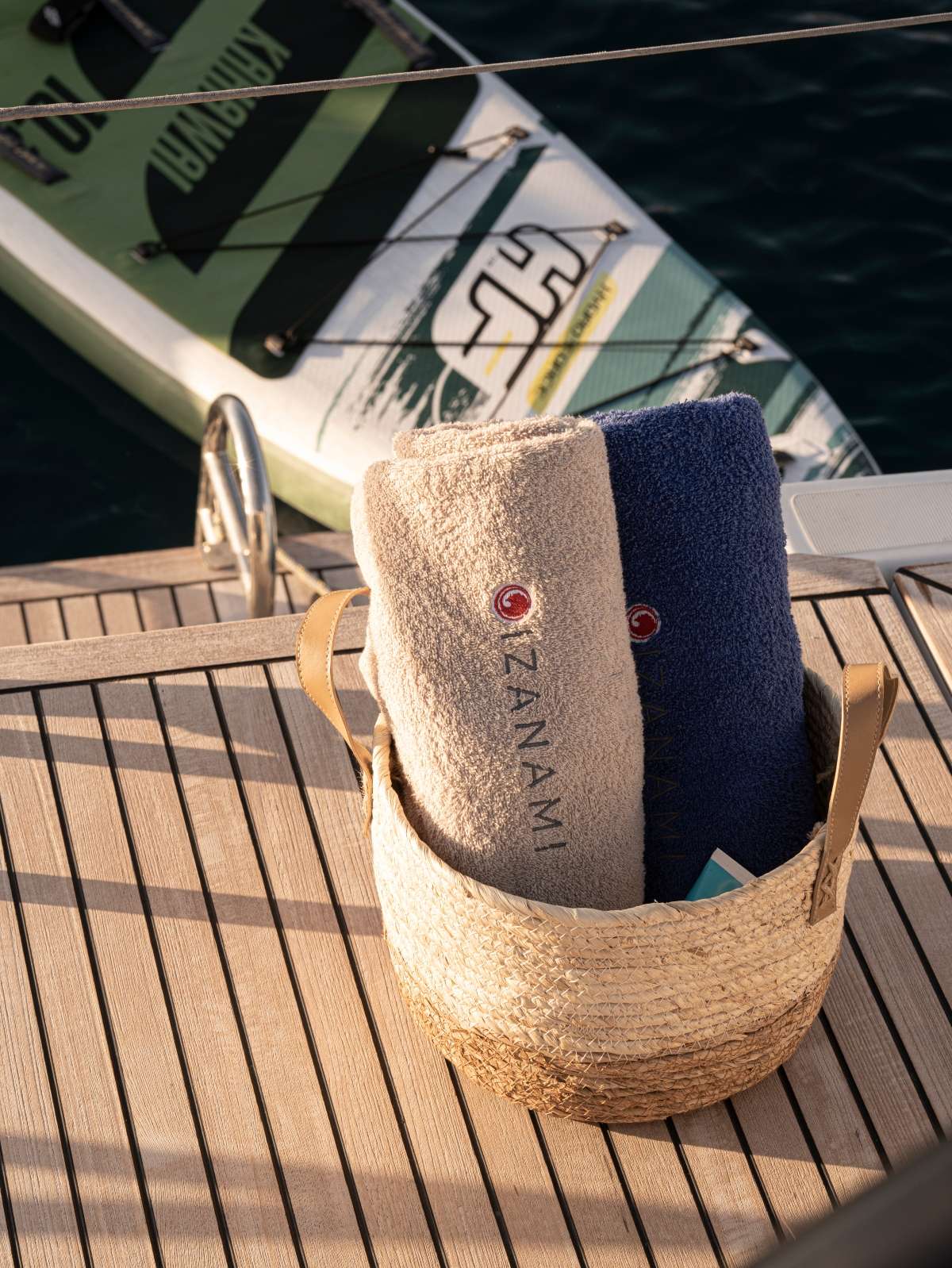 IZANAMI Yacht Charter - Towels &amp; water toys
