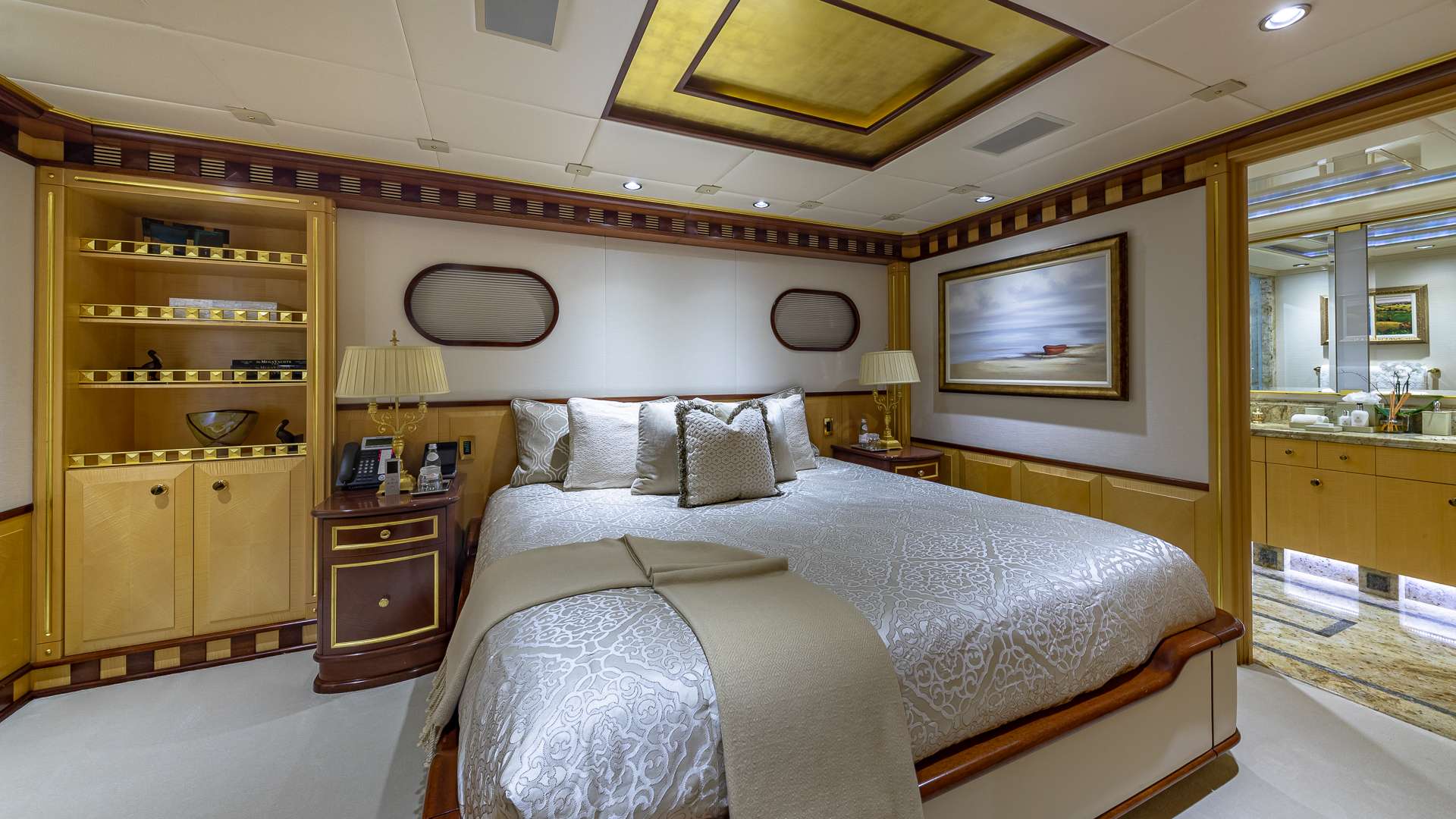 STARSHIP 185' Yacht Charter - Guest Stateroom (King) x2
