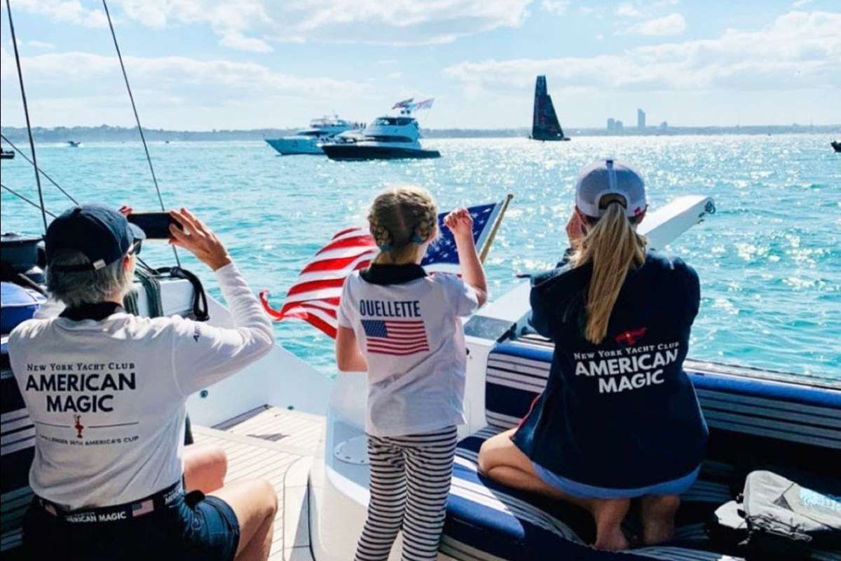 Arethusa at the Americas Cup