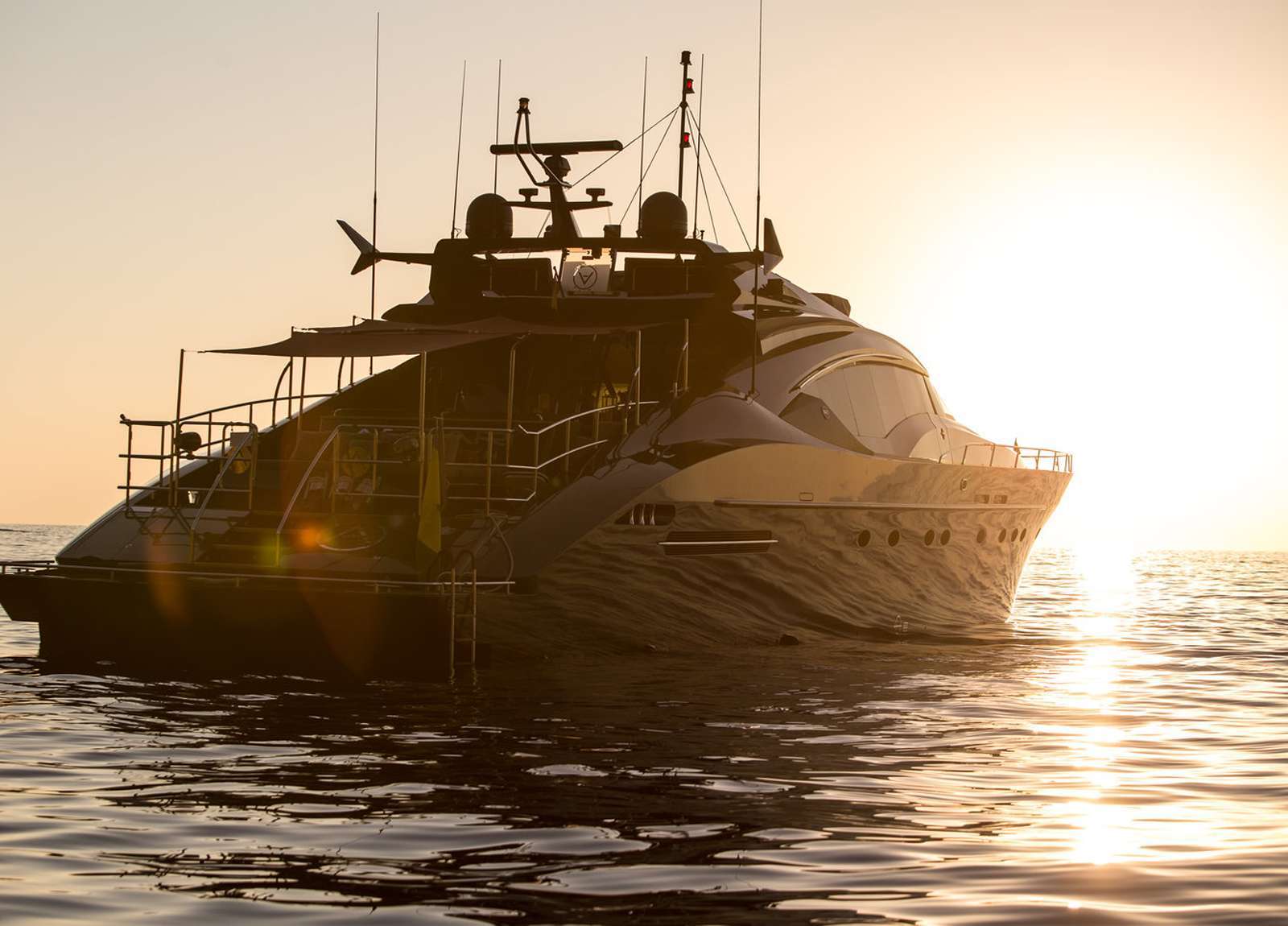 ASCARI Yacht Charter - Aft Deck