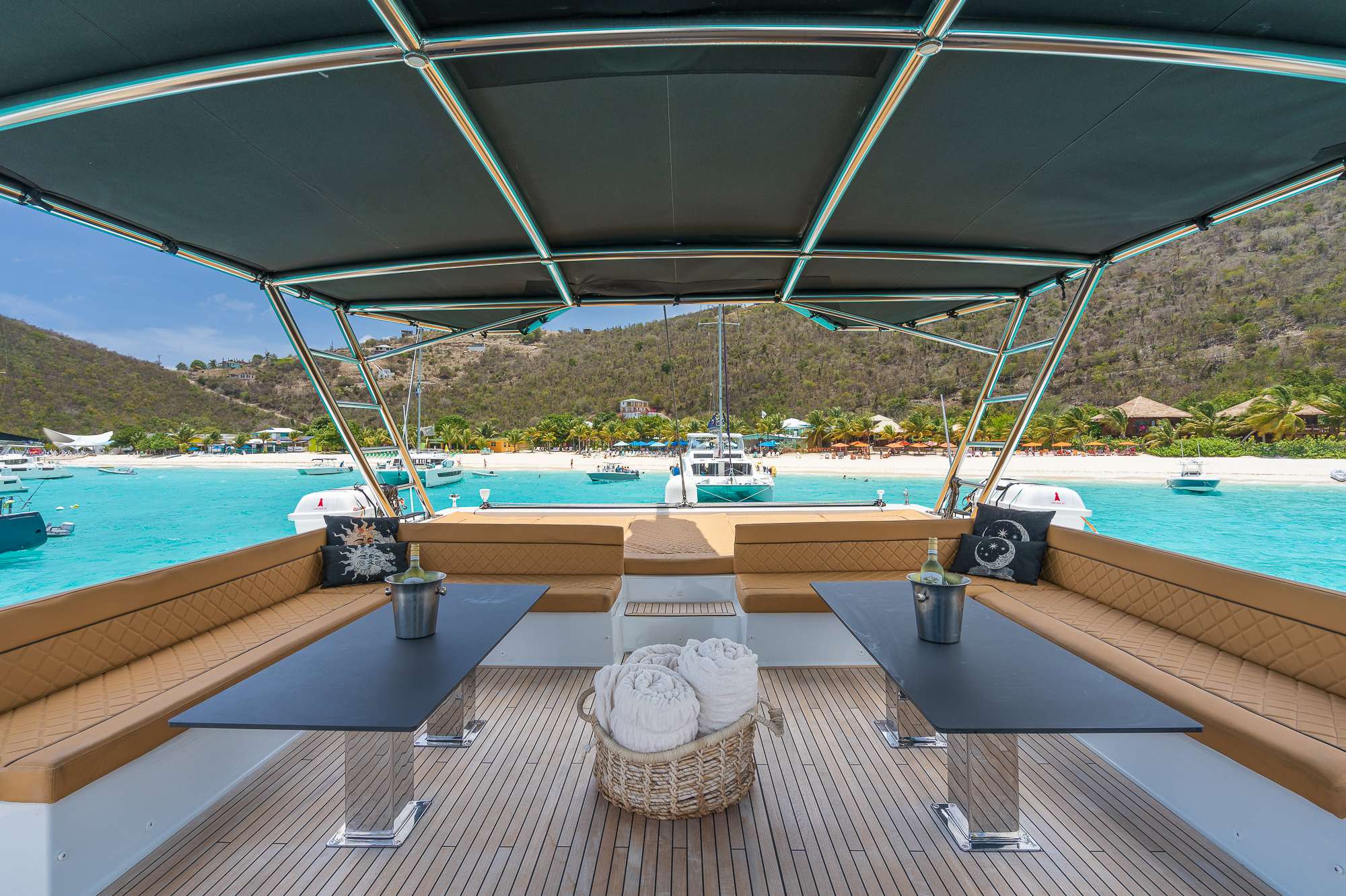 Foredeck lounge area
