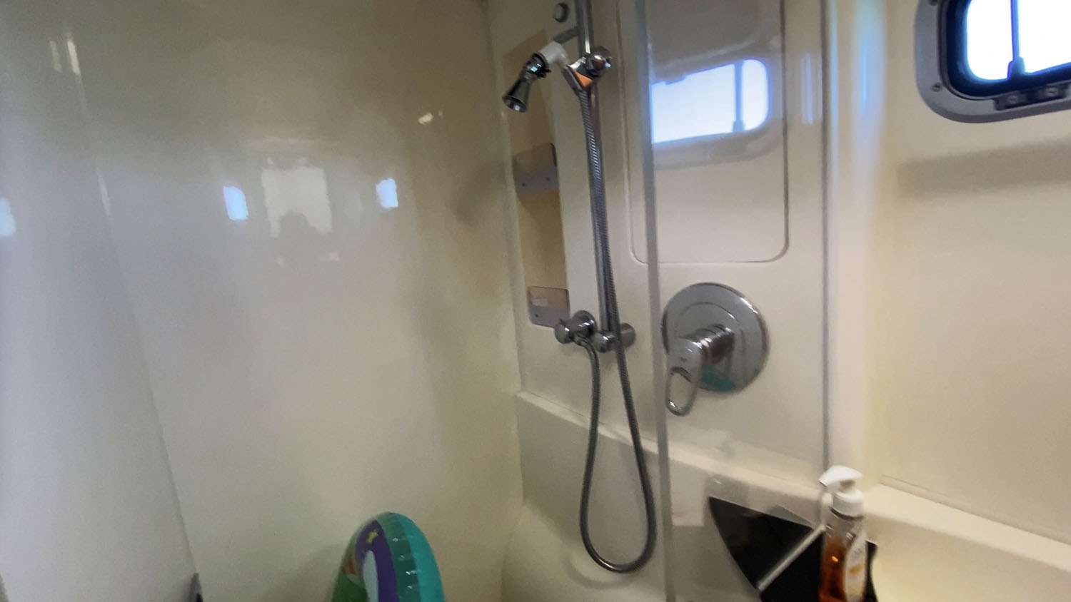 Port Bathroom with guest shower