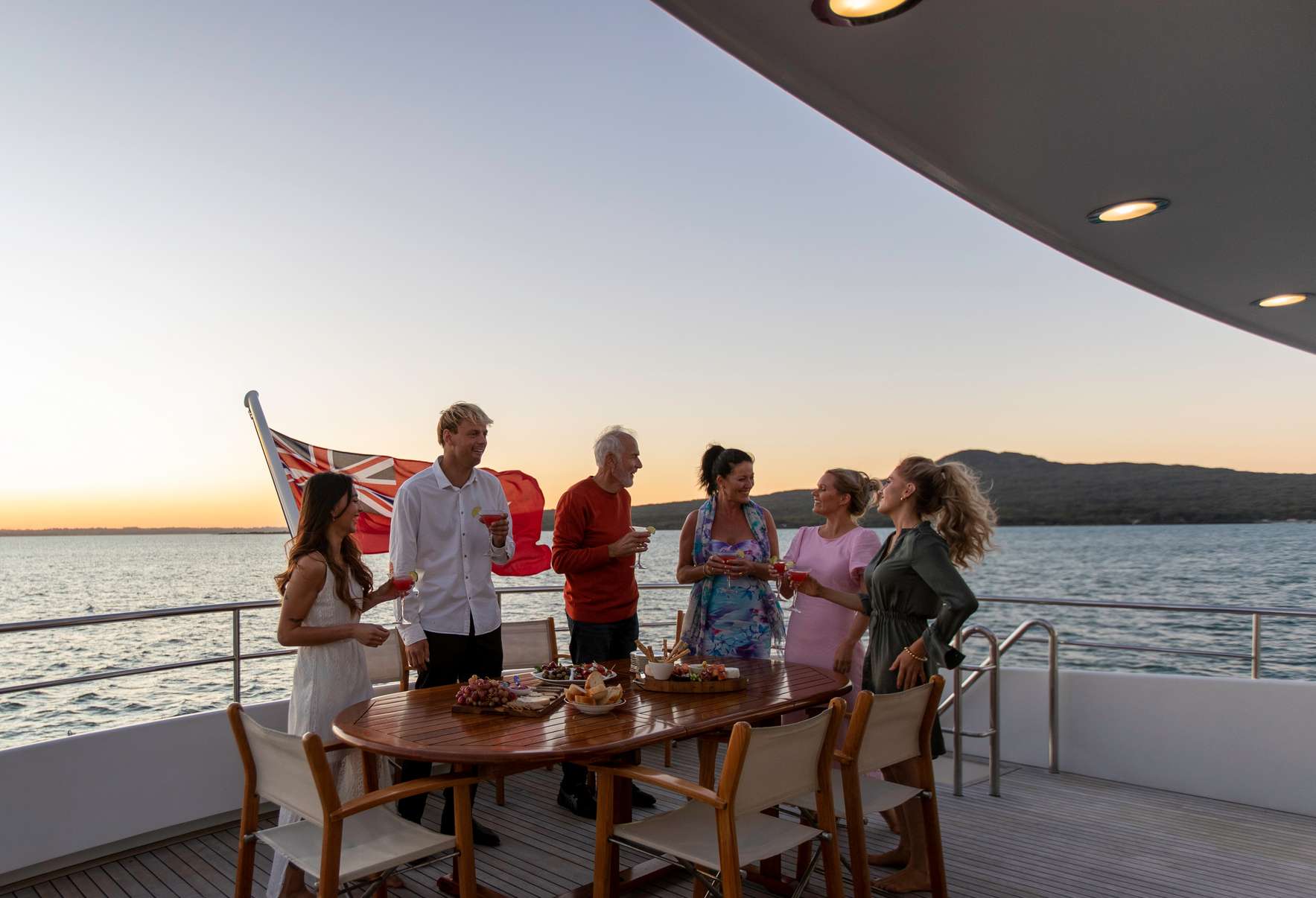 PACIFIC MERMAID Yacht Charter - Aft Deck