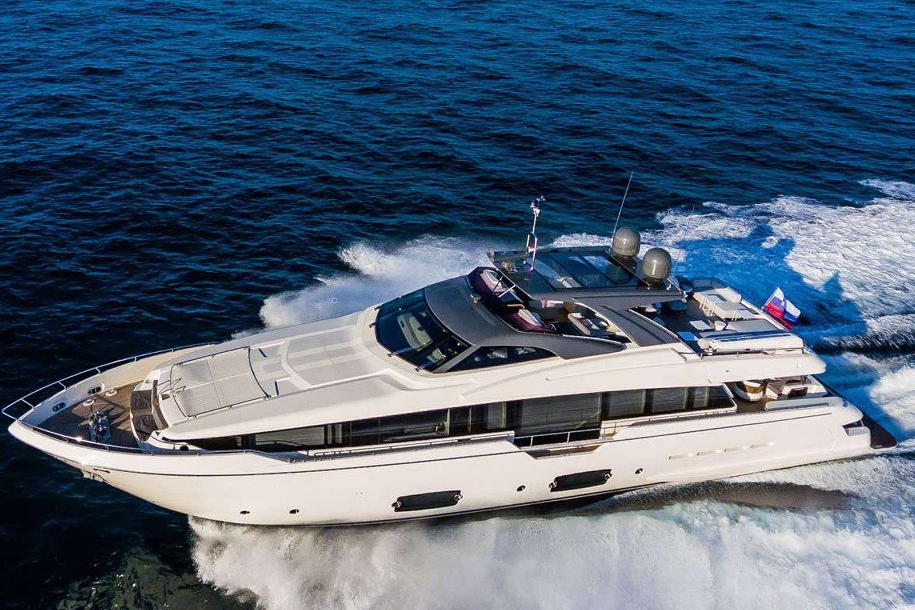 ISOTTA, a fantastic Ferretti 960 built in 2019. Part of the multi-award-winning Ferretti 960 series, this Italian-built M/Y ISOTTA is the perfect yacht for your family-friendly charter. Modern living spaces with a 4-stateroom layout, impressive outdoor areas and a large swim platform.
Captain Filip and his crew look forward to welcoming guests onboard ISOTTA and spoil them with their outstanding service.

