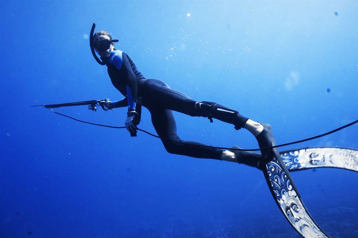 Spearfishing for your dinner! - 