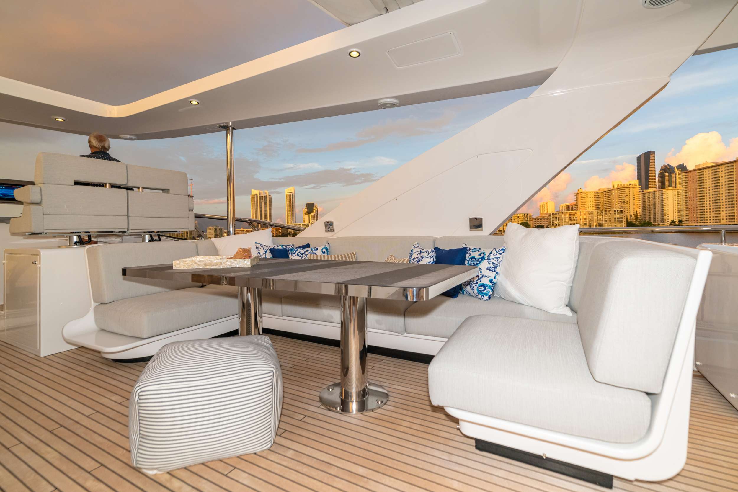 MAJESTIC MOMENTS Yacht Charter - Top deck