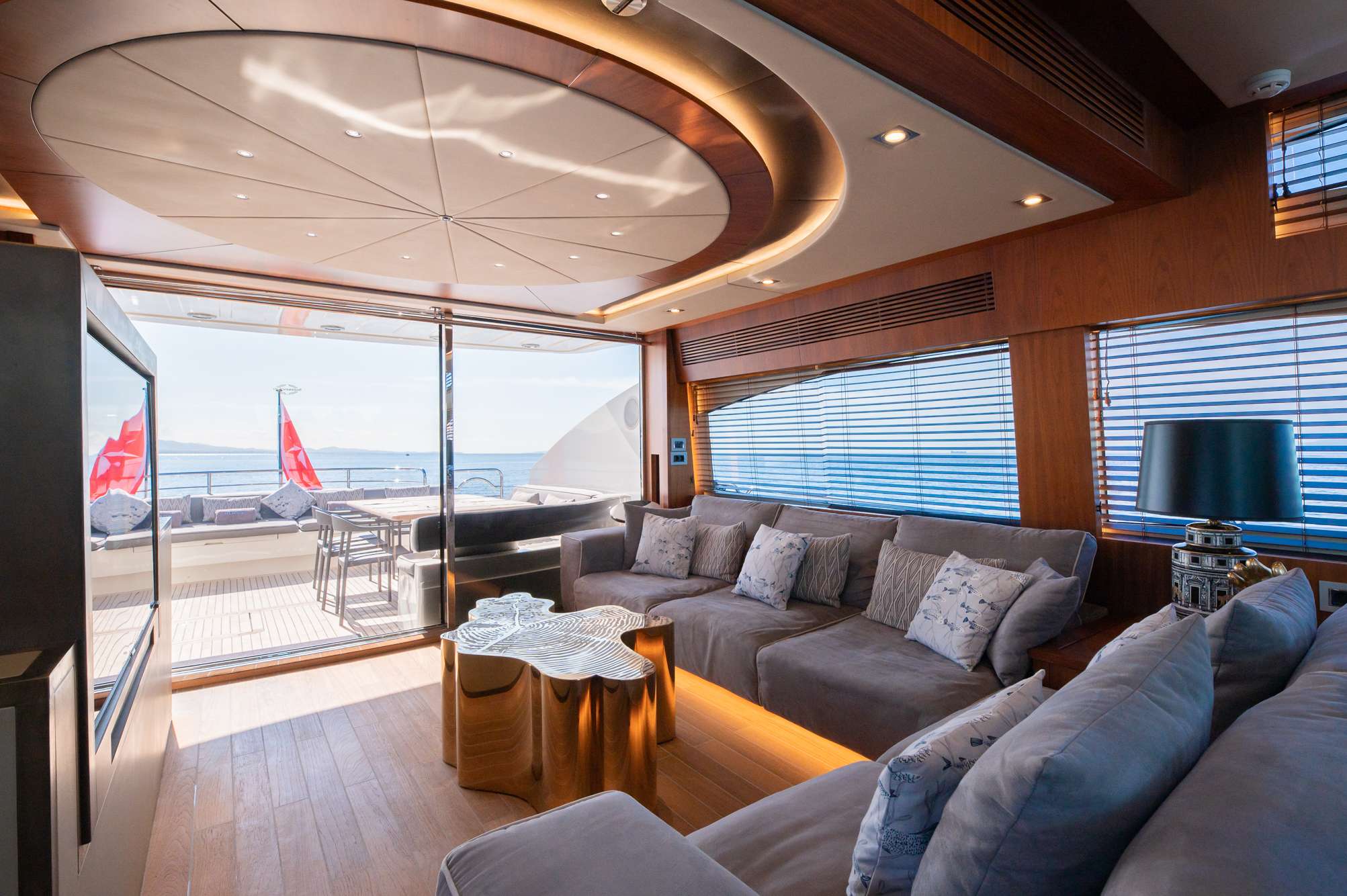 BLADE 6 Yacht Charter - Main Deck Salon