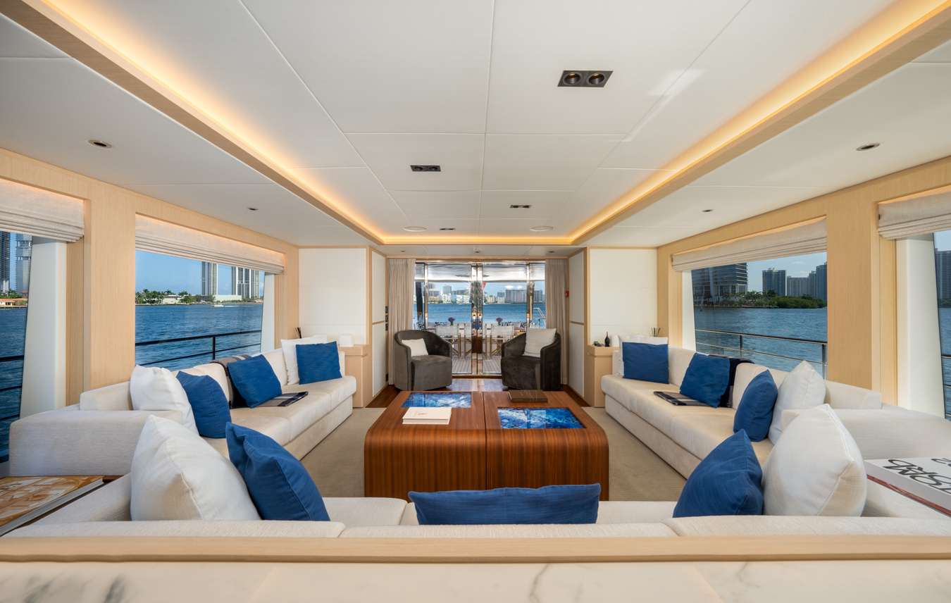 SANTOSH Yacht Charter - Salon