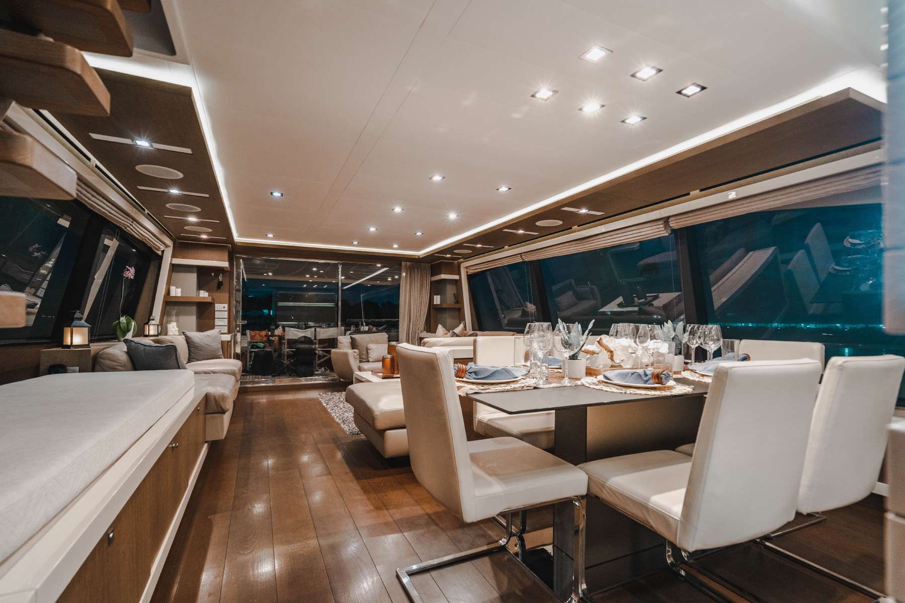 Top Shelf Yacht Charter - Dining Area