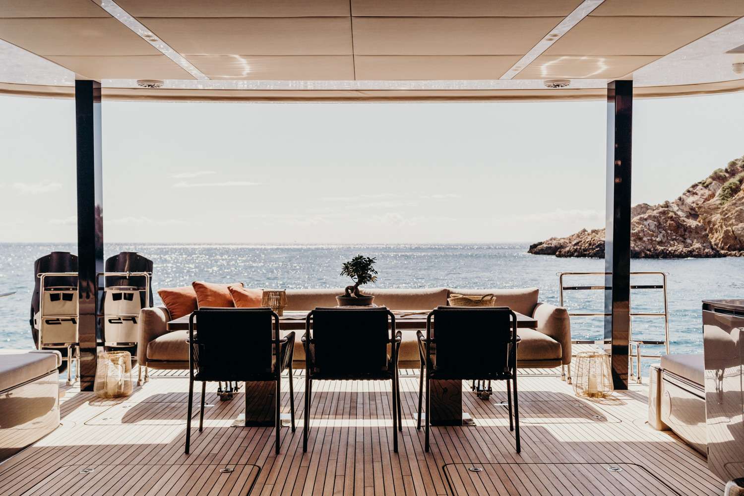Aft deck