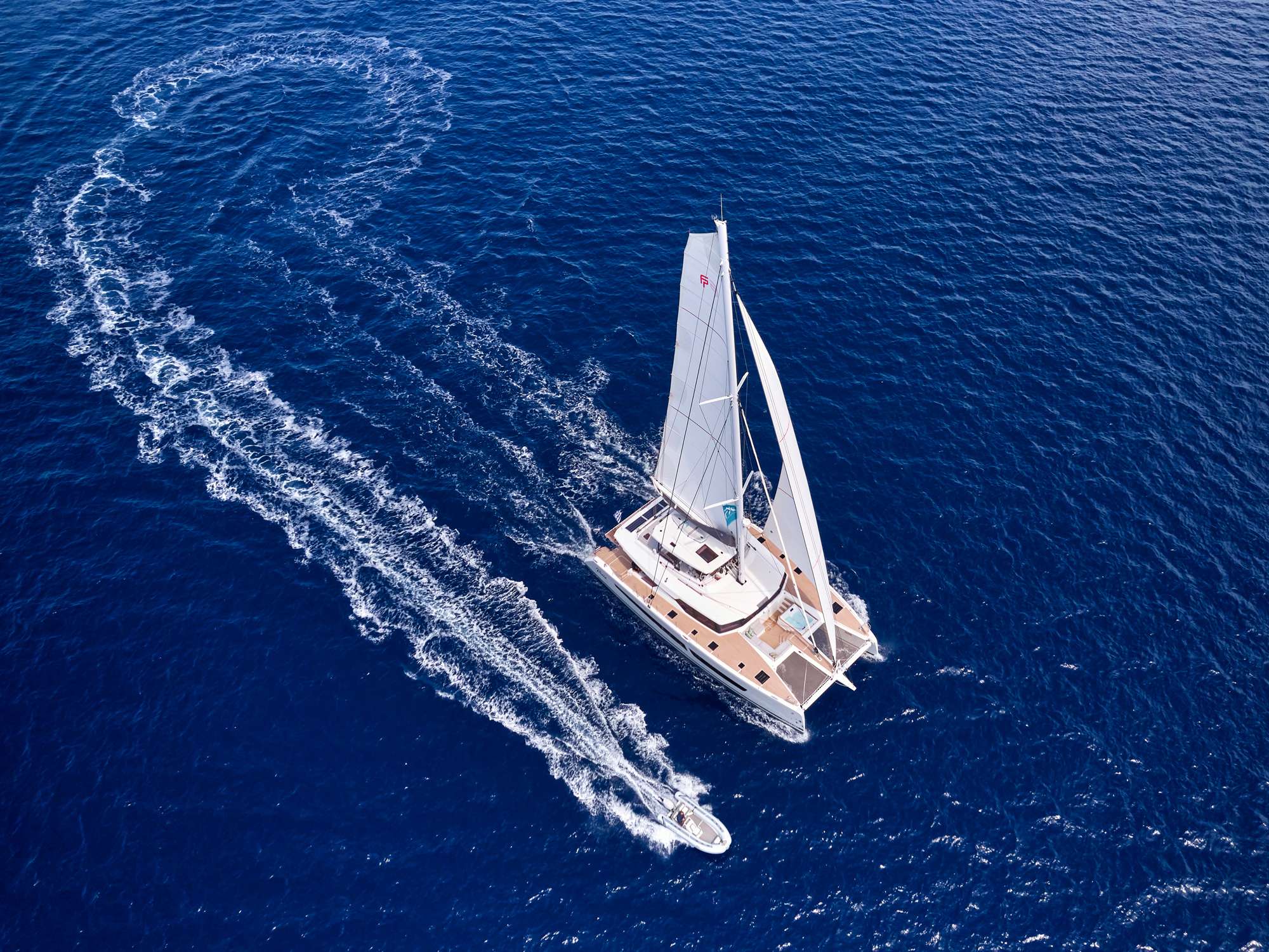 PIXIE Yacht Charter - Arial view