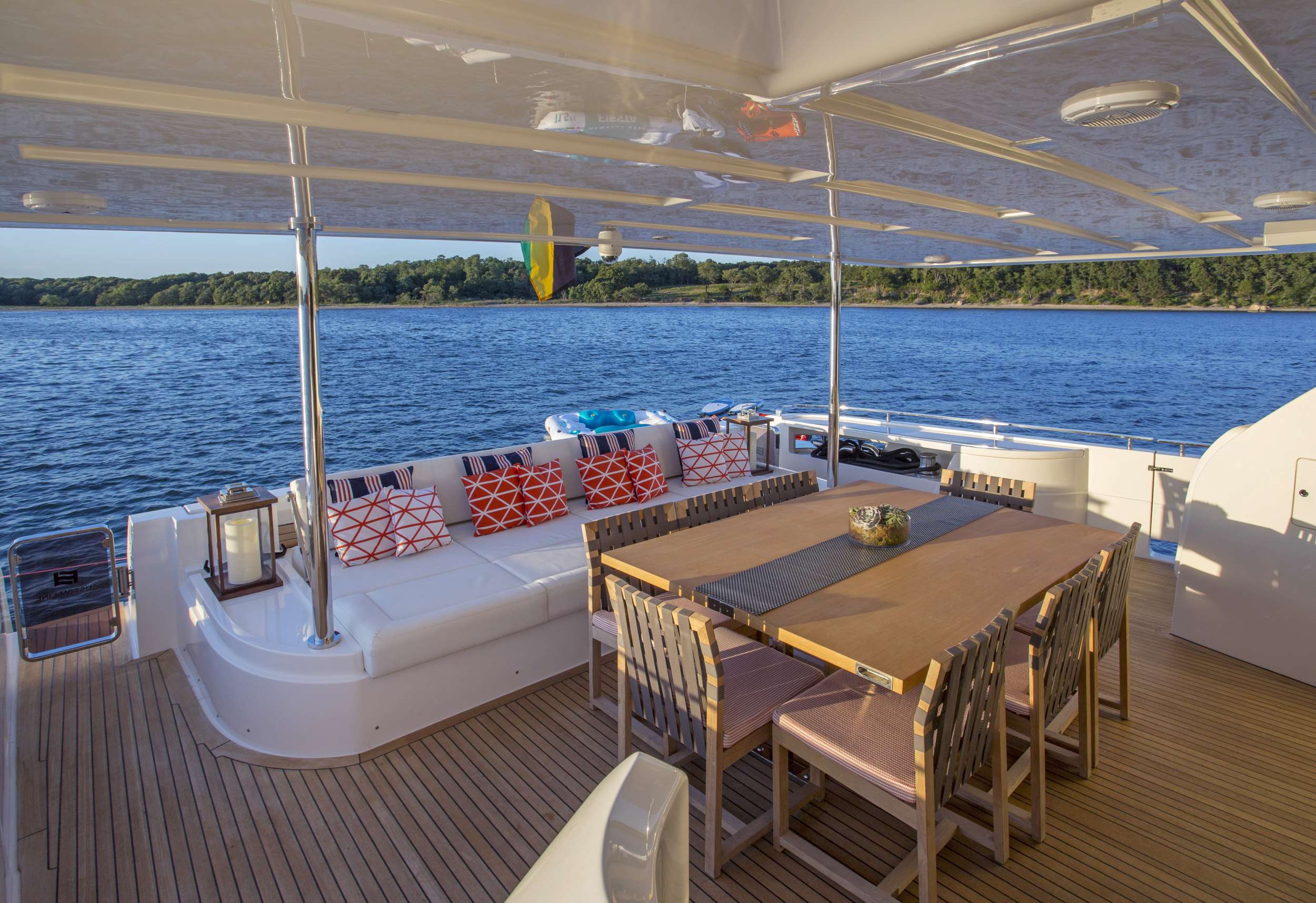 ALANDREA Yacht Charter - Main Aft Deck