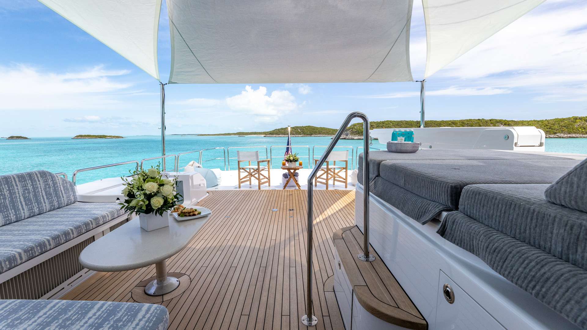Flybridge Looking Aft