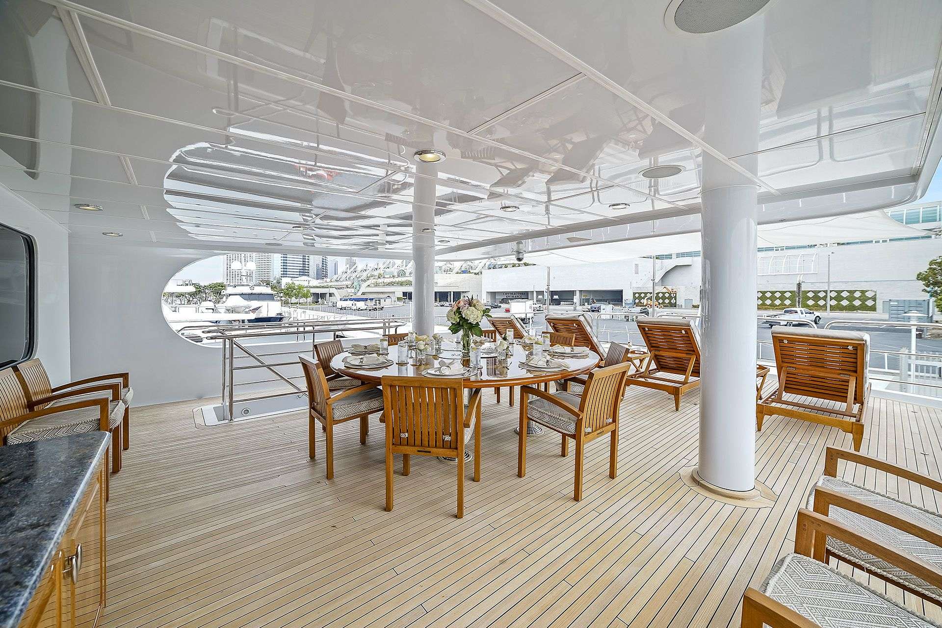 ARTEMIS Yacht Charter - Bridge Deck Aft