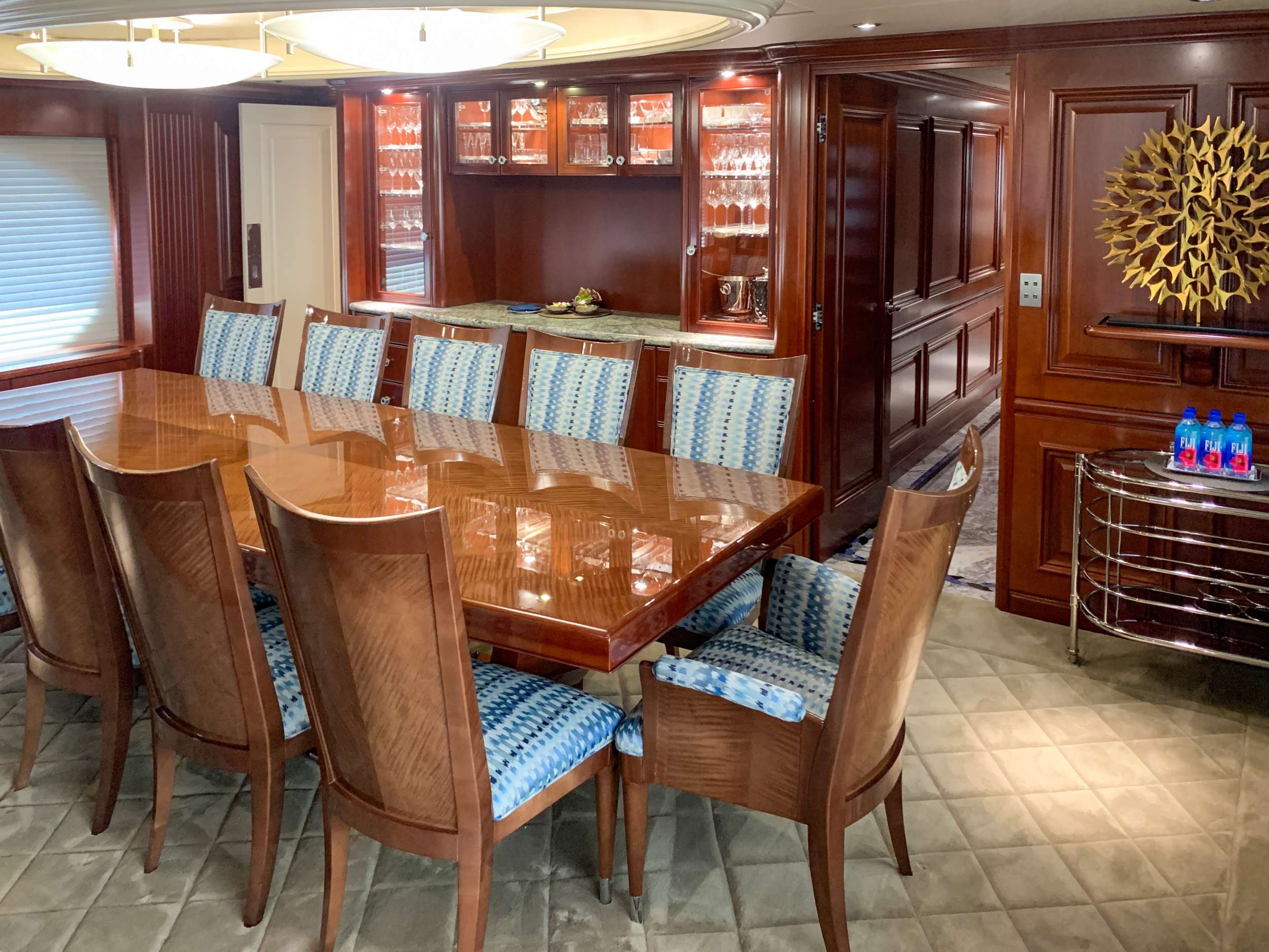 ARTEMIS Yacht Charter - Formal Dining