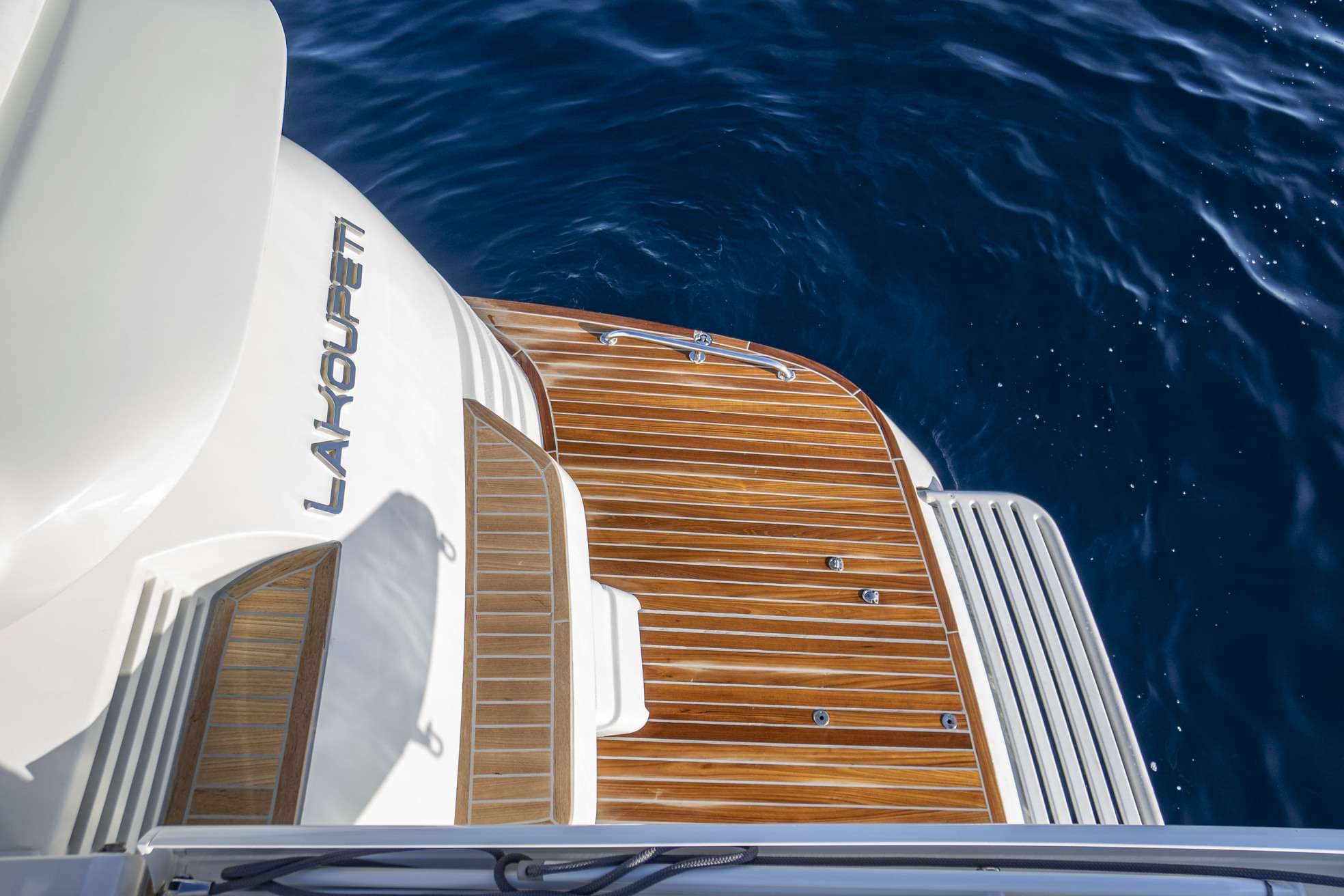 LAKOUPETI Yacht Charter - Aft platform
