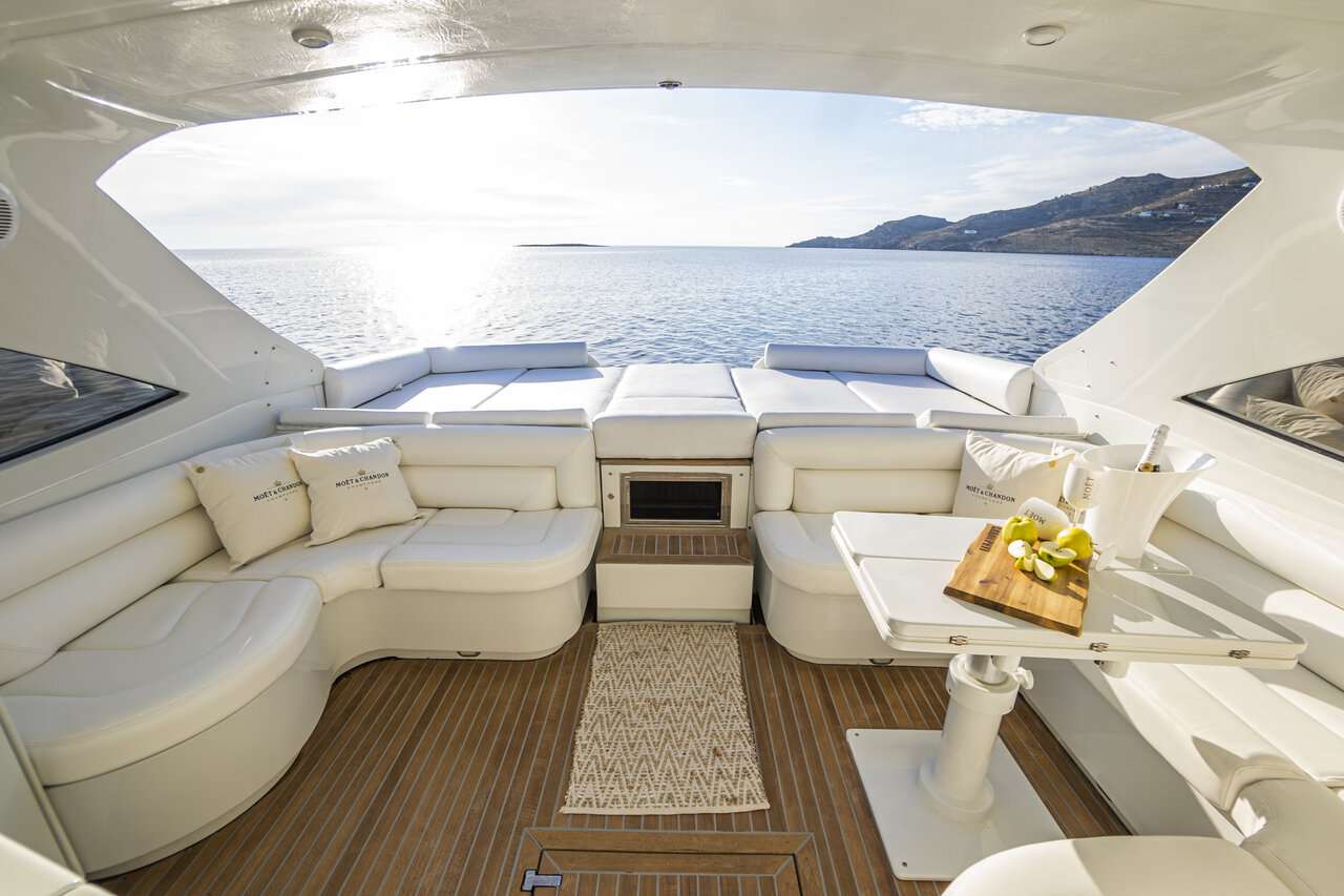 LAKOUPETI Yacht Charter - Aft deck