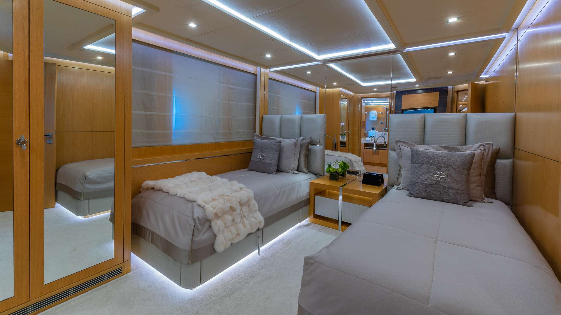 DB9 Yacht Charter - Twin Stateroom