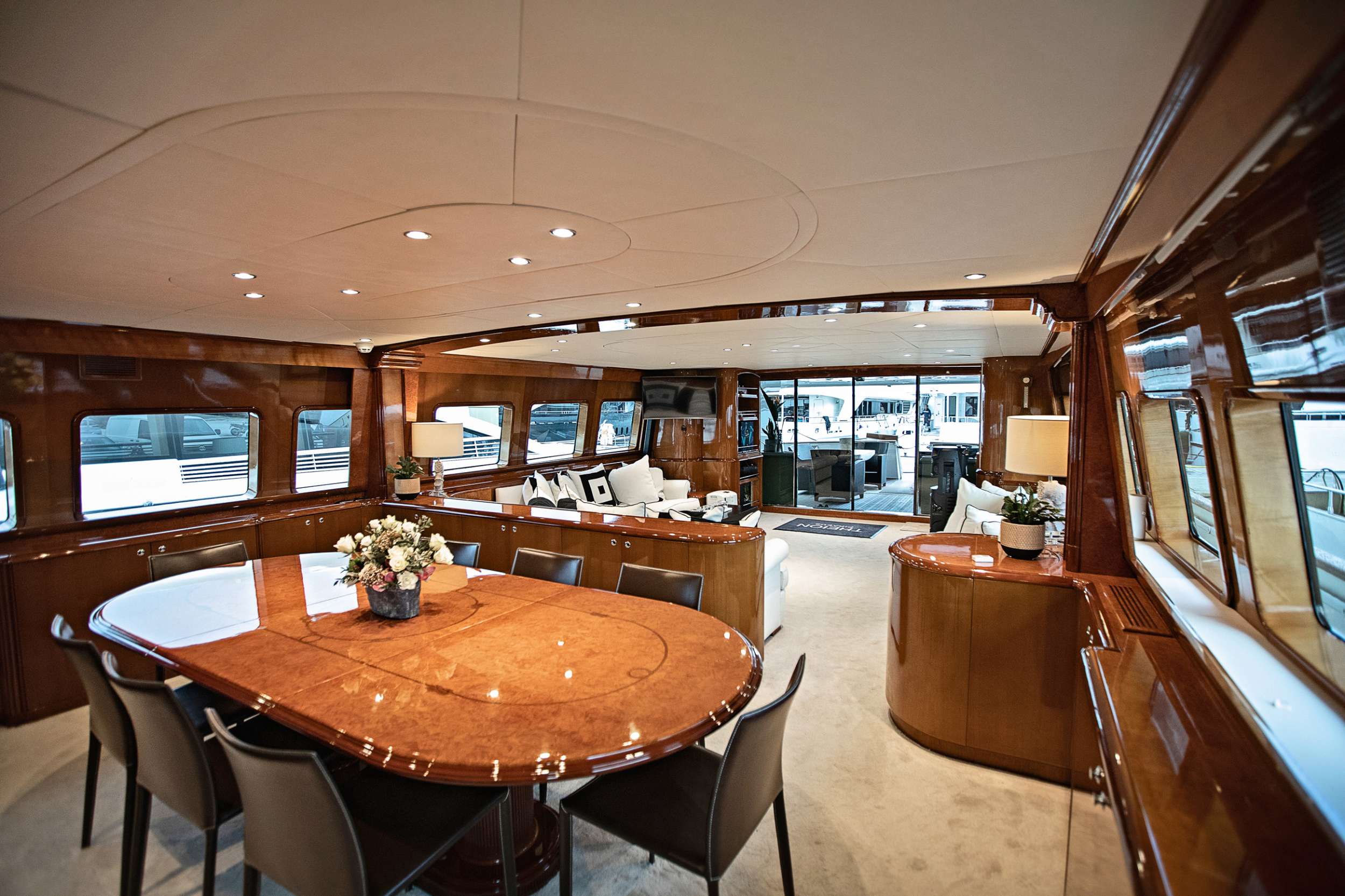 THEION Yacht Charter - Dining area other view