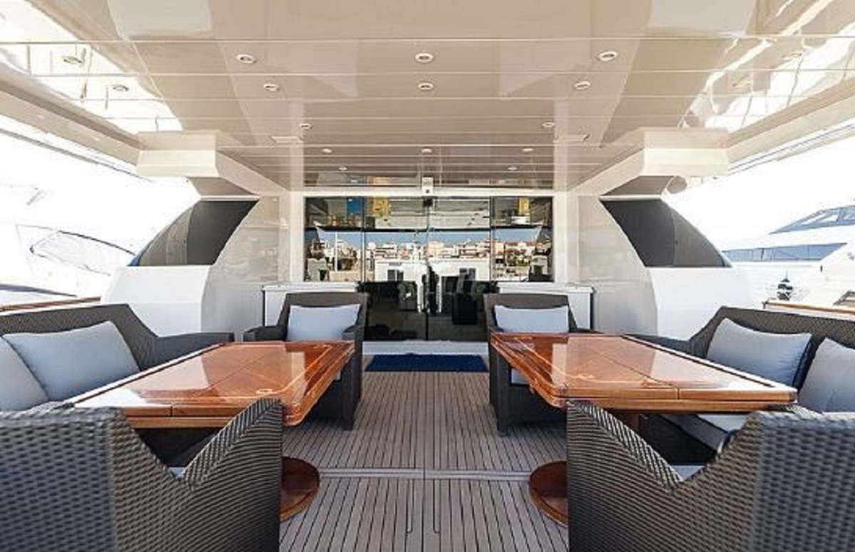 THEION Yacht Charter - Aft deck