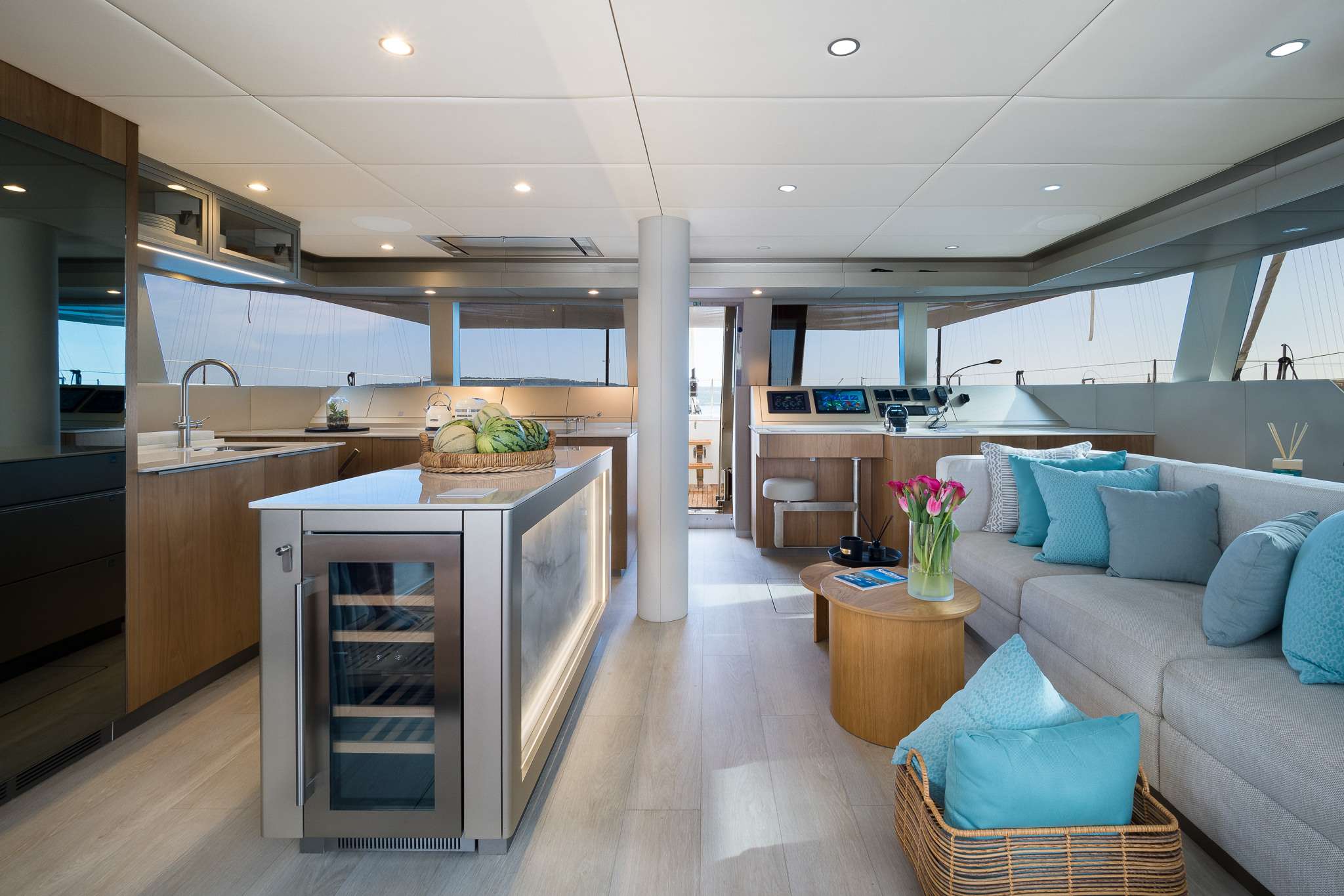 Sunreef 50 ZARA salon 