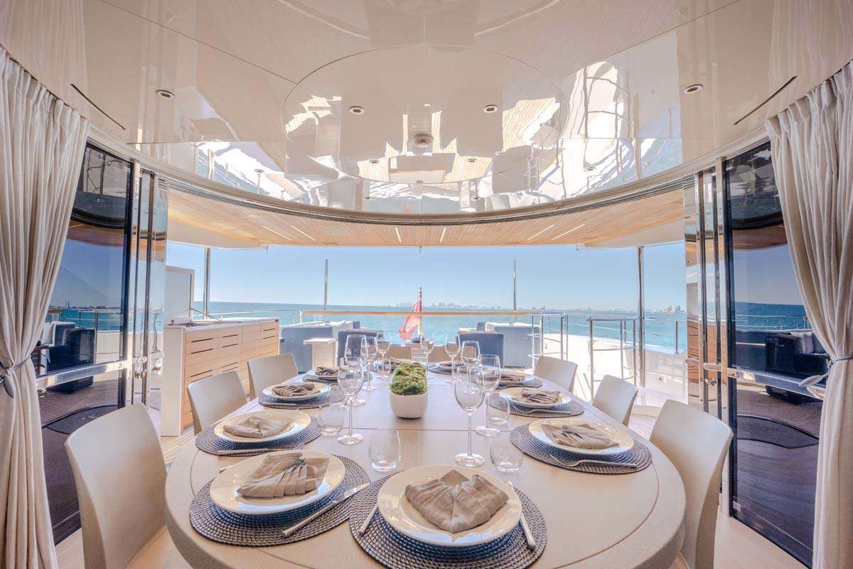 PHOENIX Yacht Charter - Dining
