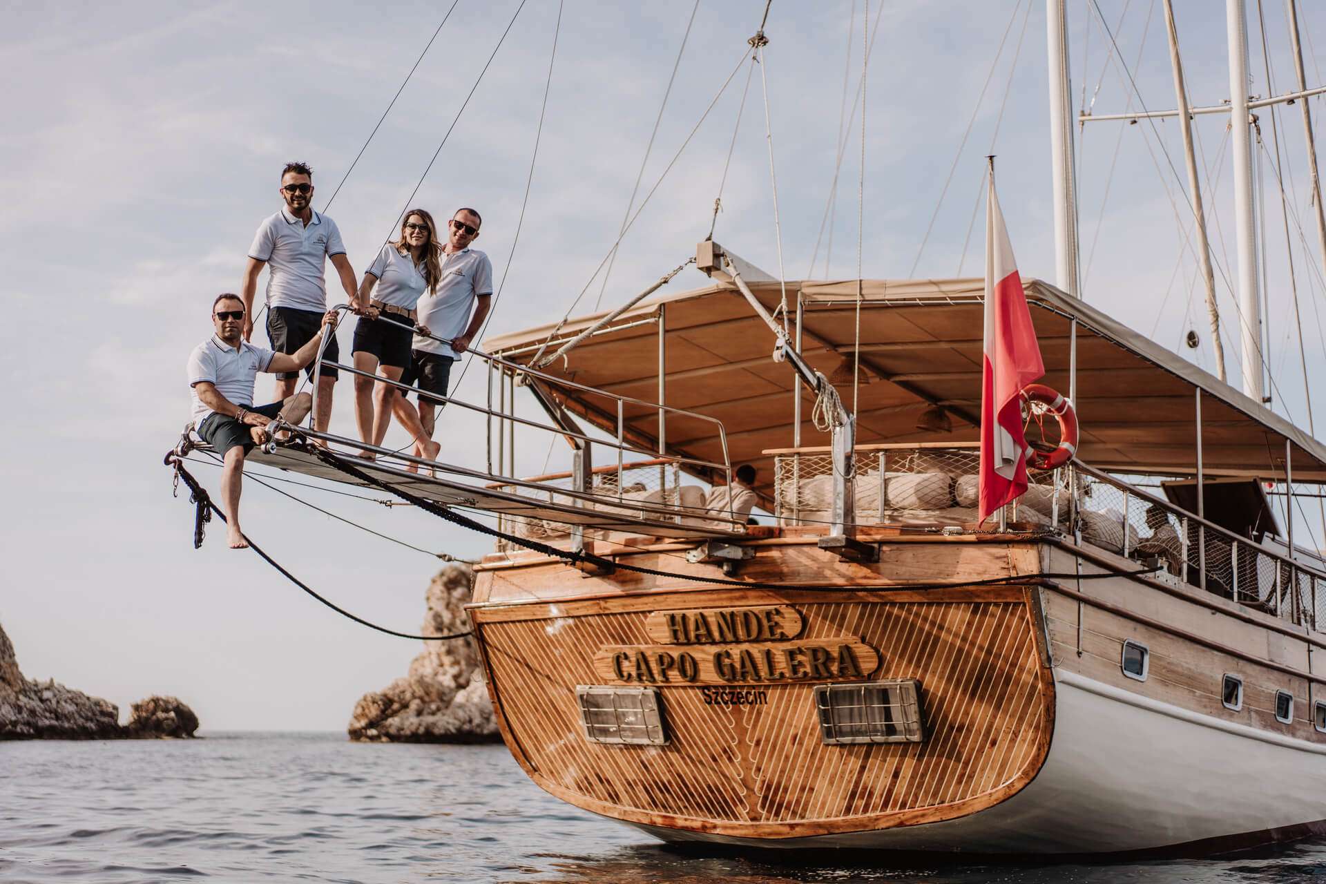 Yacht Charter Hande Capo Galera Crew