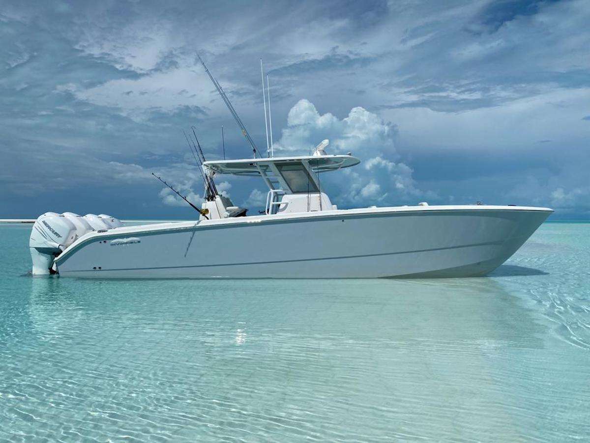 Rogue Yacht Charter - Additional Tender upon request: 37&rsquo; Invincible Catamaran with Quad 400 HP Mercury Outboards (additional costs may apply).