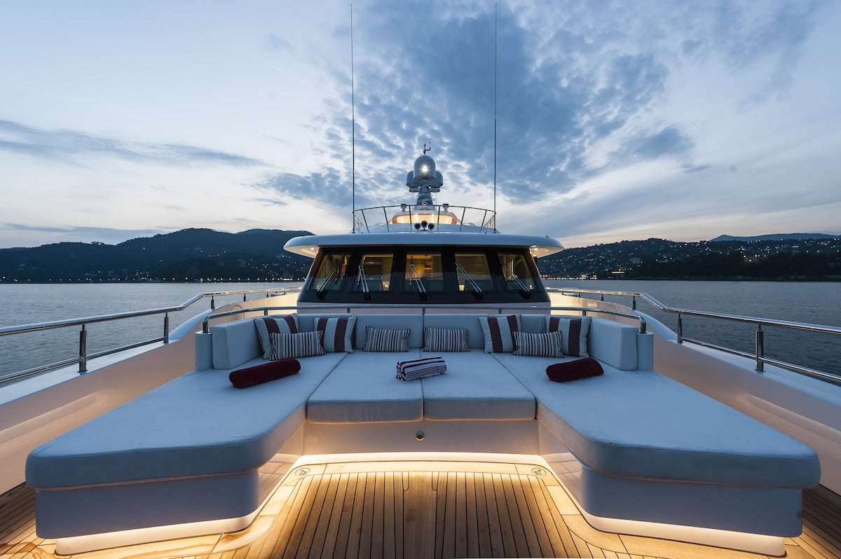 AUDACES Yacht Charter - Bow Seating