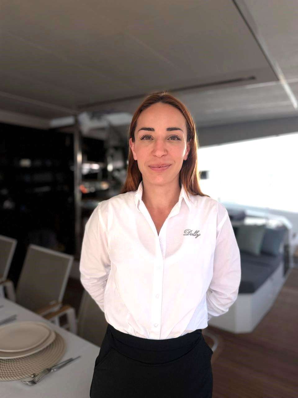 Stewardess Ioanna Androulaki