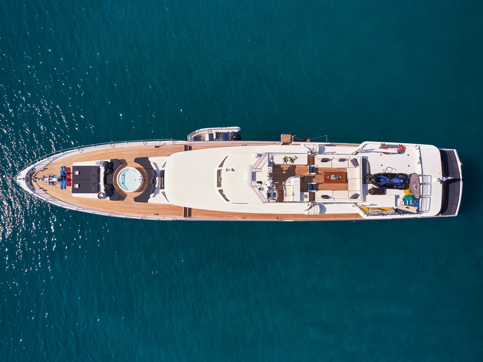 ALAYA Yacht Charter - Aerial view