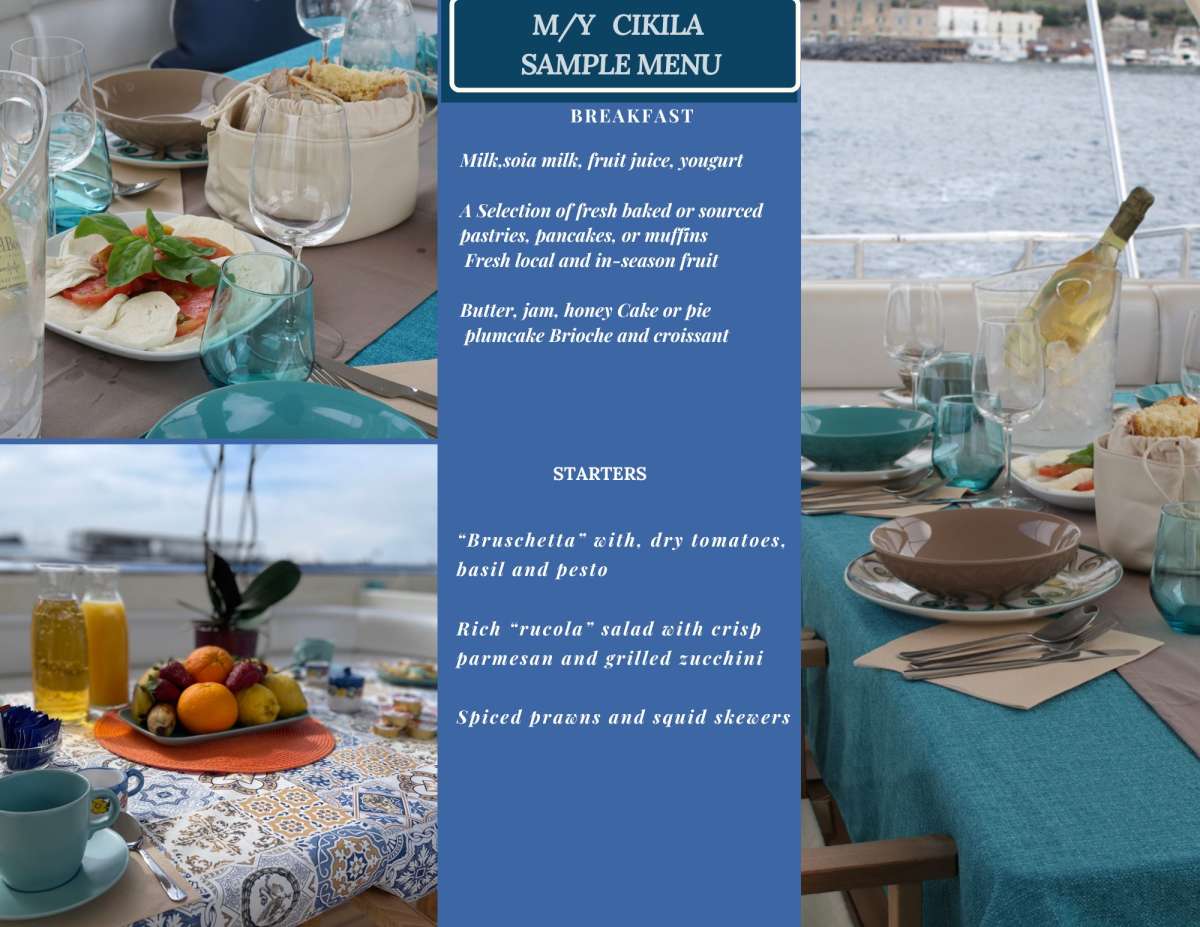 CIKILA Sample Menu item