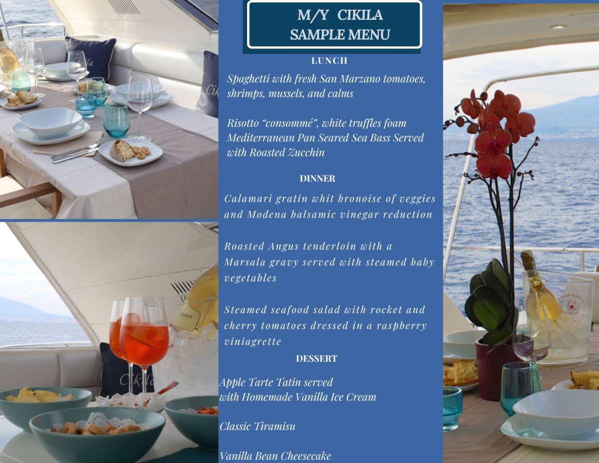 CIKILA Sample Menu item