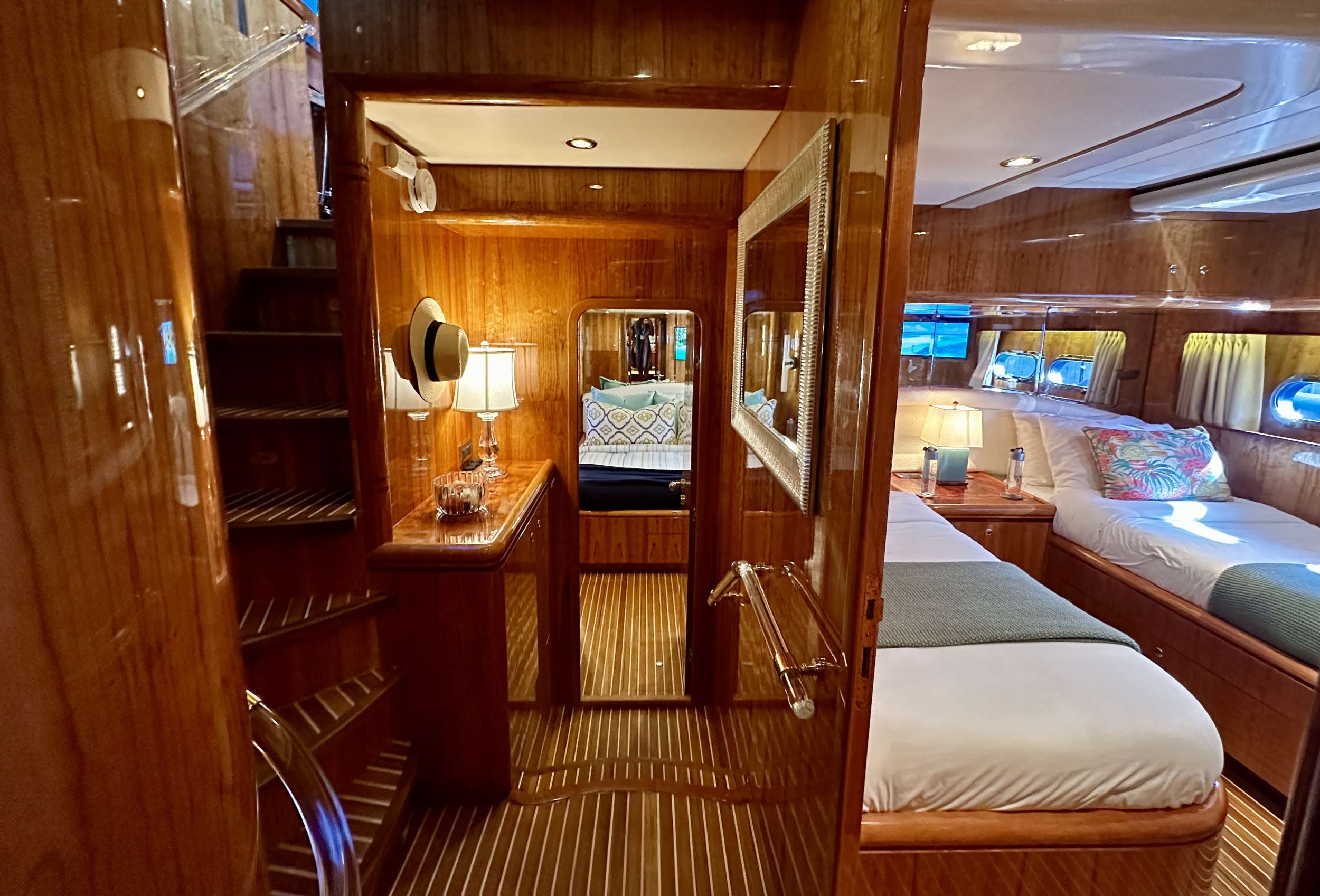 Hallway to guest rooms