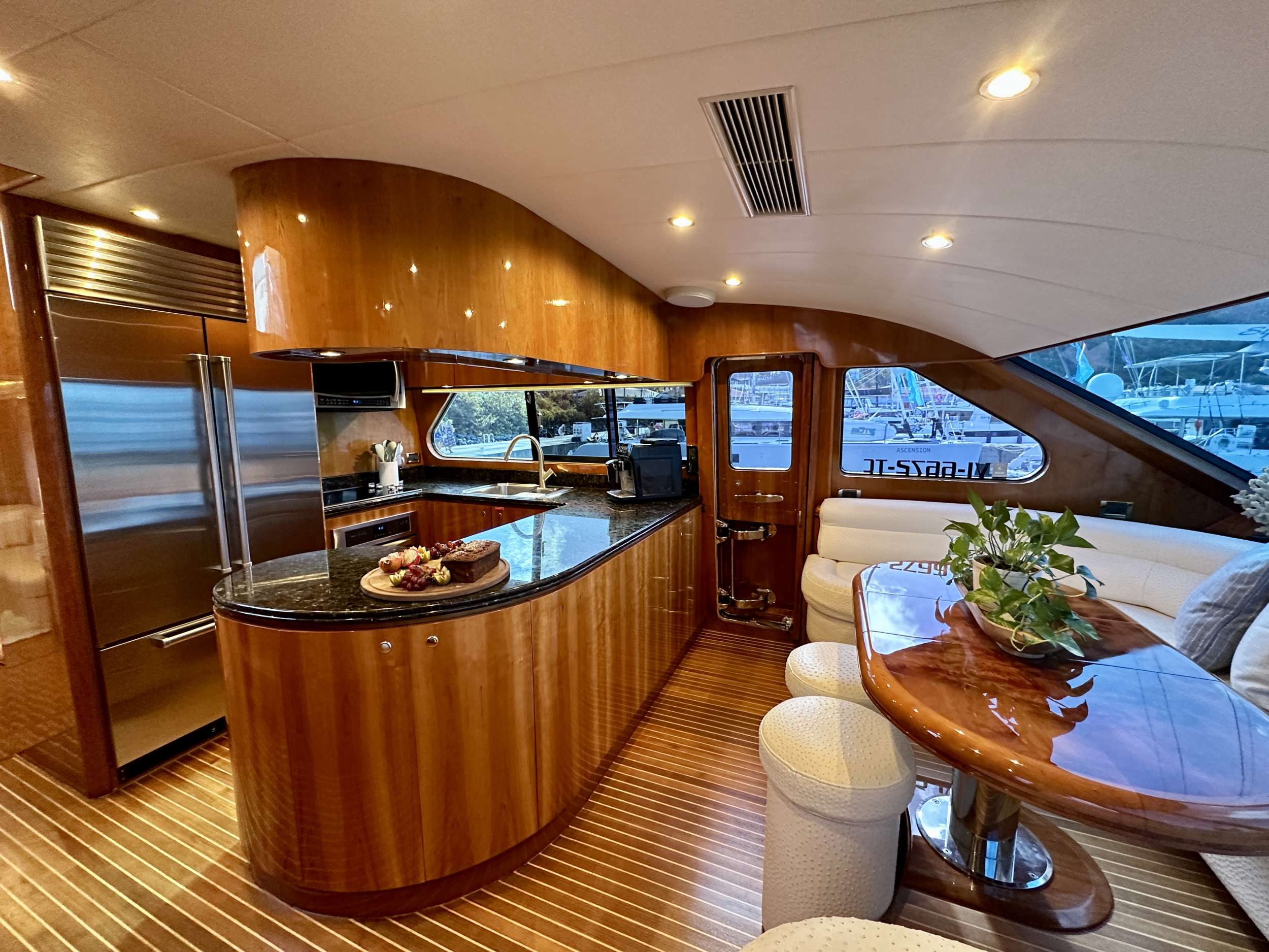 Galley and seating