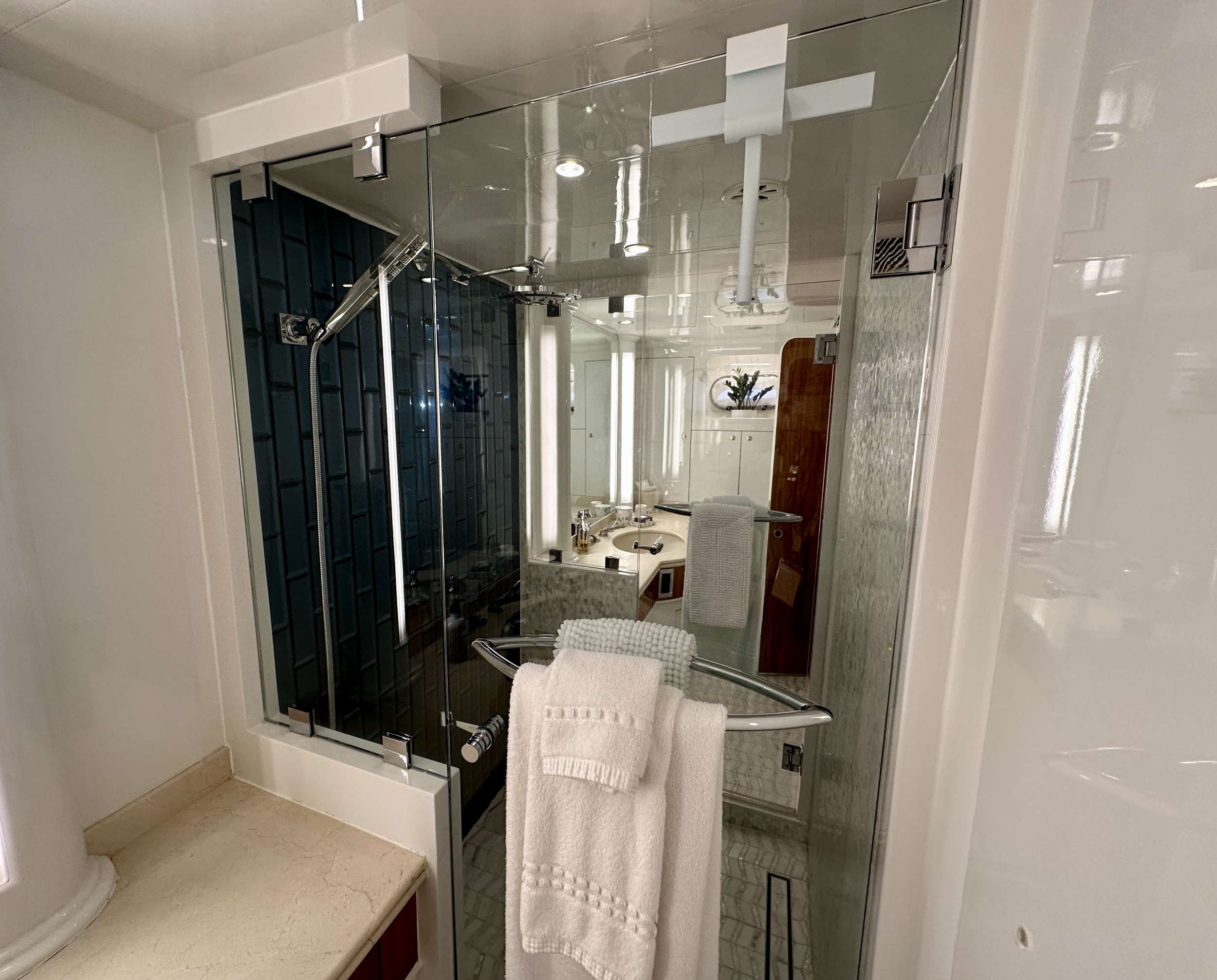 Master shower