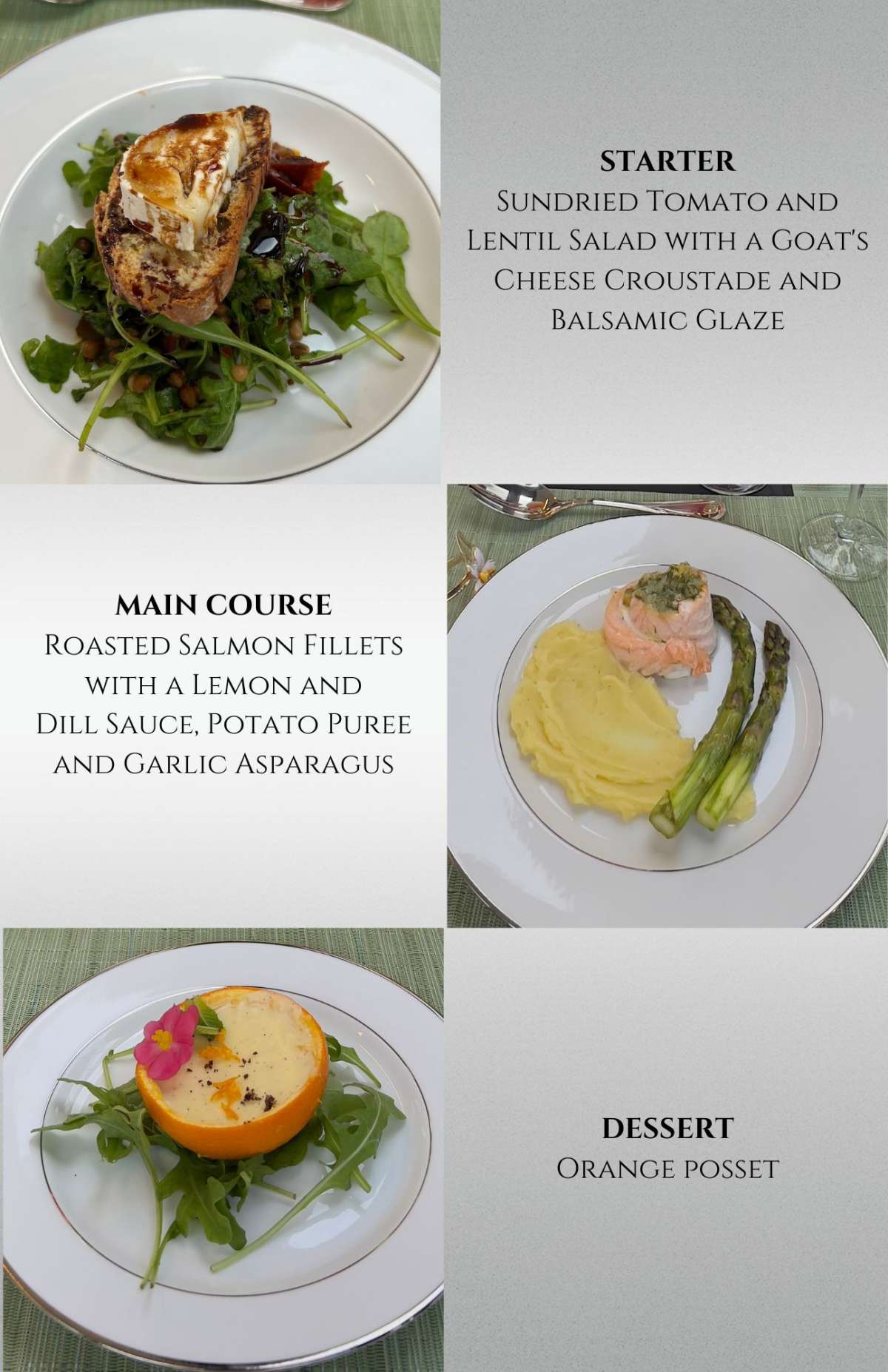 CHERRY Sample Menu item