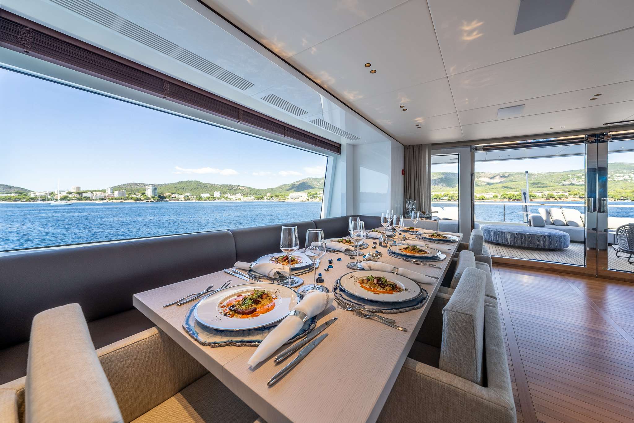 Dining Area on Skylounge Deck